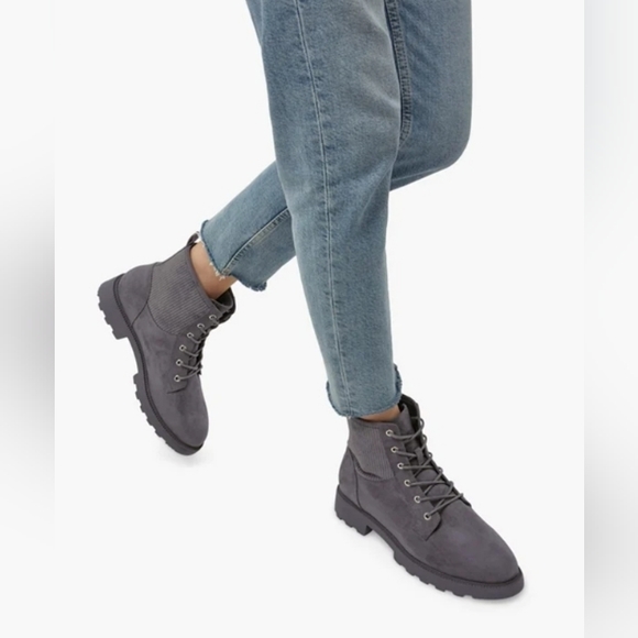 Demi Knit Lug Sole Combat Boot MSRP $56.95 - Picture 4 of 9